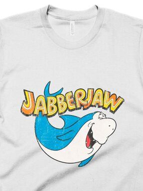 Jabberjaw T-Shirt Funny Shark Cartoon Tv Show Graphic Tee Mens Baseball Raglan